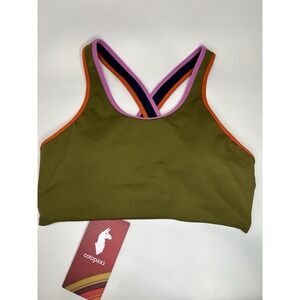 Cotopaxi NWT Women's Medium Mari Crop Top Built-in Sports Bra Oak